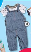 Clicks Boys Dungaree Set