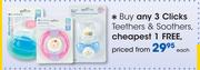 Clicks Teethers And Soothers-Each
