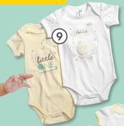 Clicks 2 Pack Unisex Short Sleeved Baby Grows