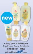 Johnson's Tap-To-Toe Baby Products-Each