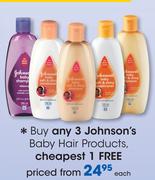 Johnson's Baby Hair Products-Each