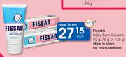 Fissan Baby Bum Creams-50g, 75g Or 125g Each