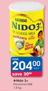 Nido 3+ Pre School Milk-1.8Kg