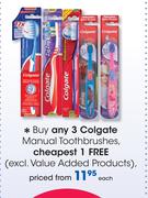 Colgate Manual Toothbrushes-Each