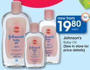 Johnson's Baby Oil-Each