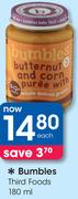 Bumbles Third Foods-180ml