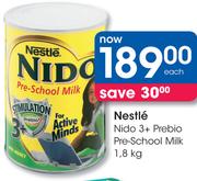 Nestle Nido 3+ Prebio Pre-School Milk-1.8Kg
