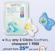 Clicks Soothers-Per Pack