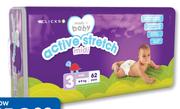 Clicks Made 4 Baby Active Stretch Disposable Nappies Value Pack-Per Pack