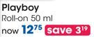 Playboy Roll-On - 50ml Each