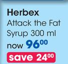 Herbex Attack The Fat Syrup-300ml Each