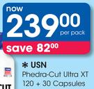 USN Phedra Cut Ultra XT 120 + 30 Capsules-Per Pack