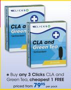 Clicks Cla And Green Tea-Per Pack
