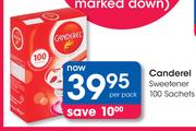 Canderel Sweetener 100 Sachets-Per Pack