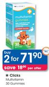 Clicks Multivitamin 2 x 30 Gummies