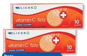 Clicks Vitamin C 2 x 30 Effervescent Tablets
