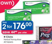 Clicks Herbal Tranquiliser 2 x 40 Tablets