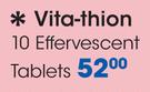 Vita-Thion 10 Effervescent Tablets-Per Pack