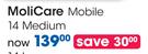 Molicare Mobile 14 Medium-Per Pack