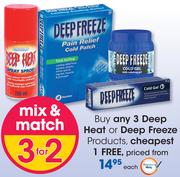 Deep Heat Or Deep Freeze Products-Each