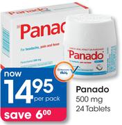 Panado 500mg 24 Tablets-Per Pack