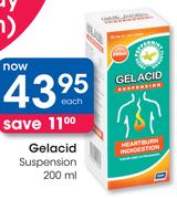 Gelacid Suspension-200ml Each