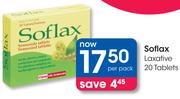 Soflax Laxative 20 Tablets-Per Pack