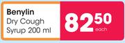 Benylin Dry Cough Syrup-200ml