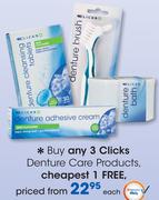 Clicks Denture Care Products-Each