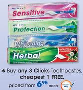 Clicks Toothpastes-Each