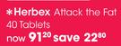 Herbex Attack The Fat-40 Tablets