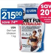 USN Diet Fuel Ultralean-1kg Each