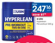 USN Hyperlean Pre-Workout-220g Each