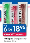Bioplus Energy Booster Sachets-6x10ml