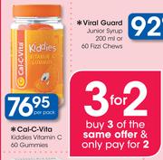 Cal-C-Vita Kiddies Vitamin C 60 Gummies-Per Pack