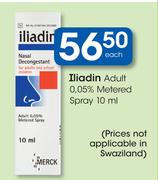 Iliadin Adult 0.05% Metered Spray-10ml Each