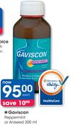 Gaviscon Peppermint Or Aniseed-300ml Each