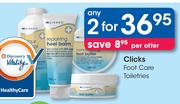 Clicks Foot Care Toiletries-2's