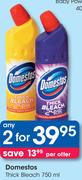 Domestos Thick Bleach-2 x 750ml 