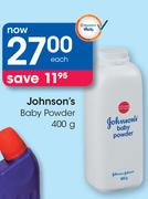 Johnson's Baby Powder-400g