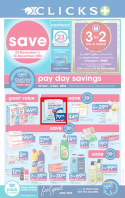 Clicks : Save (23 Nov - 13 Dec 2016), page 1