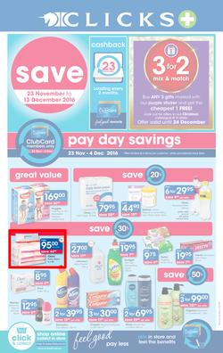 Clicks : Save (23 Nov - 13 Dec 2016), page 1