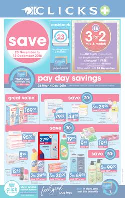 Clicks : Save (23 Nov - 13 Dec 2016), page 1