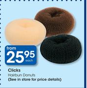 Clicks Hairbun Donuts-Each