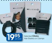 Clicks Hair Elastics Or Clamps-Per Pack