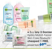 Garnier Hydra Match Facial Skin Care Products-Each