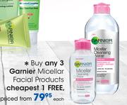 Garnier Micellar Facial Products-Each