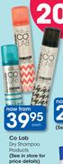 Co lab Dry Shampoo Products-Each