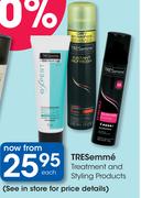 Tresemme Treatment And Styling Products-Each
