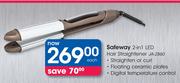 Safeway 2 In 1 LED Hair Straightener JA-2860